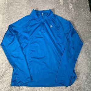 Ariat tek youth Blue Quarter-Zip Jacket L/12